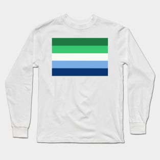 Gay Male Pride Flag Long Sleeve T-Shirt